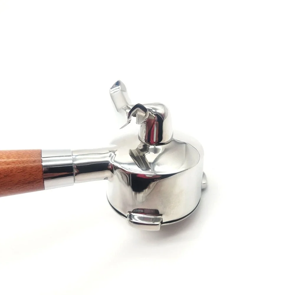 TaiBest‎ 54mm Portafilter Breville BES870 878 880 Dual Spout Rosewood Stainless